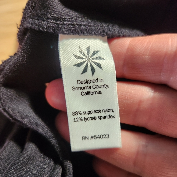 Athleta Metro Slouch Black Jogger Pants with Zipper Pockets, Size LP - Picture 8 of 10